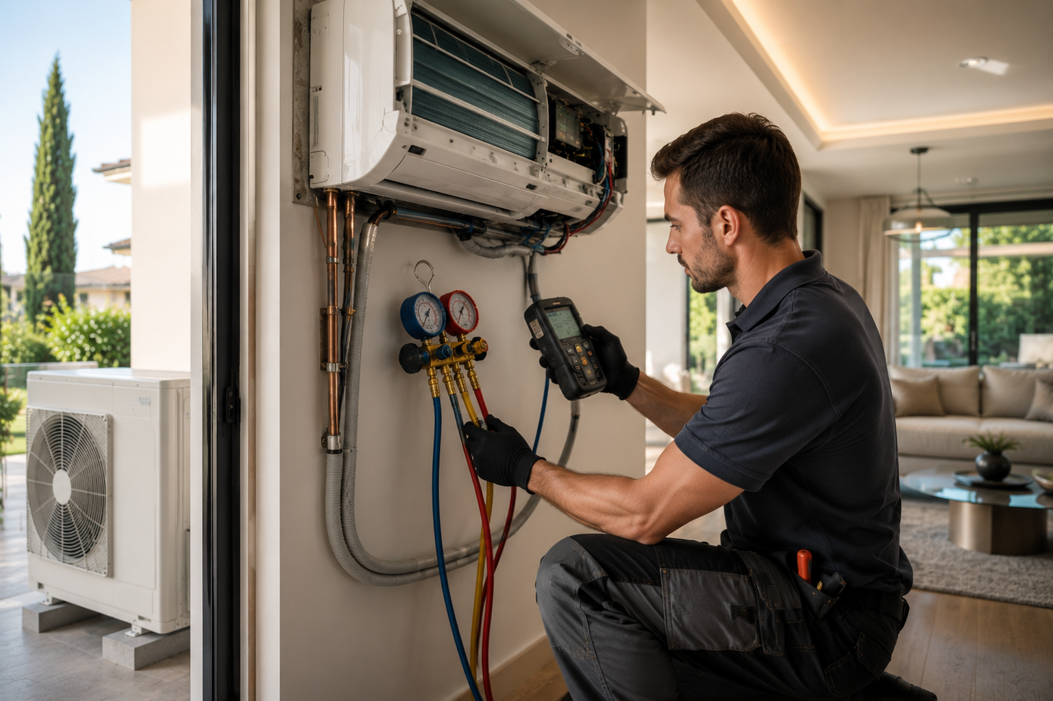 mise en service pompe à chaleur air / air